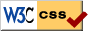 W3C Valid CSS logo
