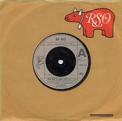 Bee Gees - You Should Be Dancing - Sleeve image