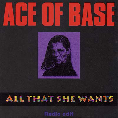Ace Of Base - All That She Wants - Sleeve image