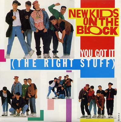 New Kids On The Block - You Got It (The Right Stuff) - Sleeve image