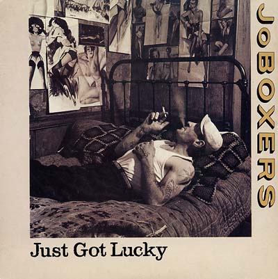 JoBoxers - Just Got Lucky - Sleeve image