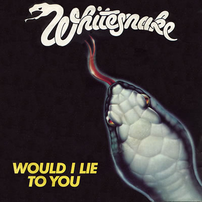 Whitesnake - Would I Lie To You - Sleeve image