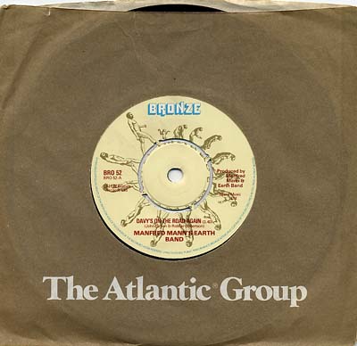 Manfredd Mann's Earth Band - Davey's On The Road Again - Sleeve image