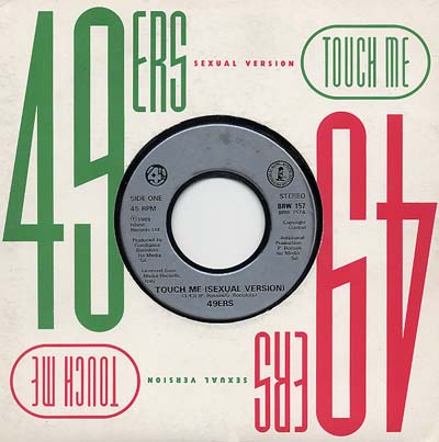 49ers - Touch Me - Sleeve image