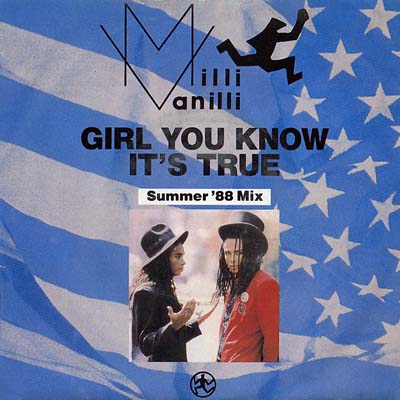 Milli Vanilli - Girl You Know It's True - Sleeve image