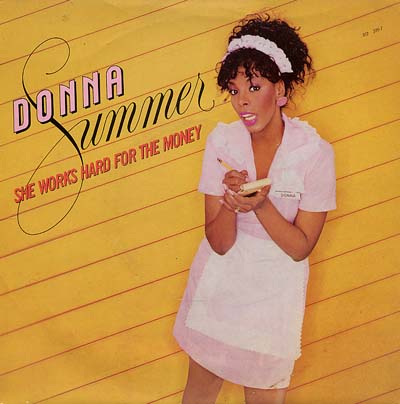 Donna Summer - She Works Hard For The Money - Sleeve image