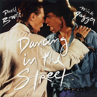 David Bowie with Mick Jagger - Dancing In The Street - Sleeve image