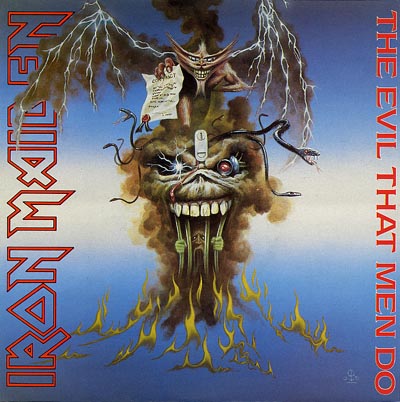 Iron Maiden - The Evil That Men Do - Sleeve image