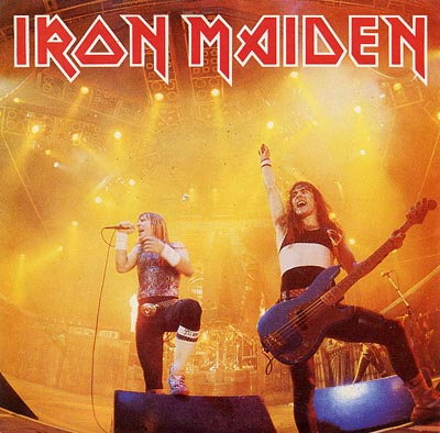 Iron Maiden - Running Free (Live) - Sleeve image