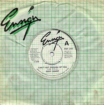 Eddy Grant - Can't Get Enough Of You - Sleeve image