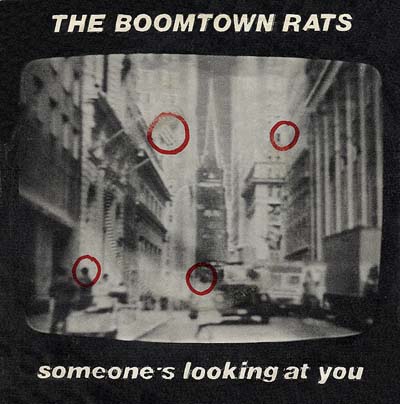 Boomtown Rats - Someones Looking At You - Sleeve image