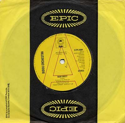 Biddu Orchestra - Rain Forest - Sleeve image