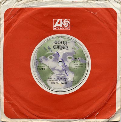 Rah Band - The Crunch (part 1) - Sleeve image