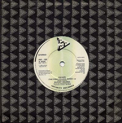 Rupert Holmes - Escape (The Pina Colada Song) - Sleeve image