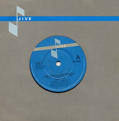 Tight Fit - The Lion Sleeps Tonight - Sleeve image
