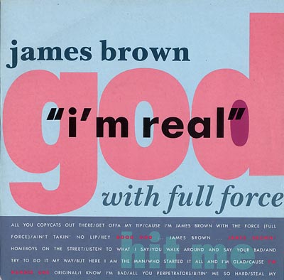 James Brown - I'm Real - Sleeve image