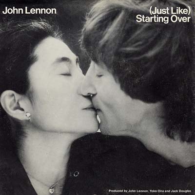 John Lennon - Just Like Starting Over - Sleeve image