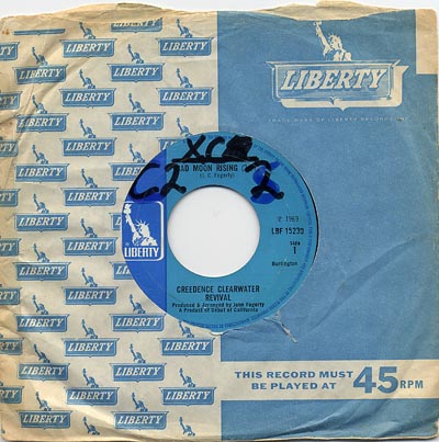 Creedence Clearwater Revival - Bad Moon Rising - Sleeve image