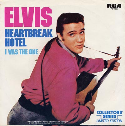 Elvis Presley - Heartbreak Hotel - Sleeve image