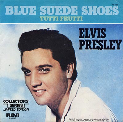Elvis Presley - Blue Suede Shoes - Sleeve image