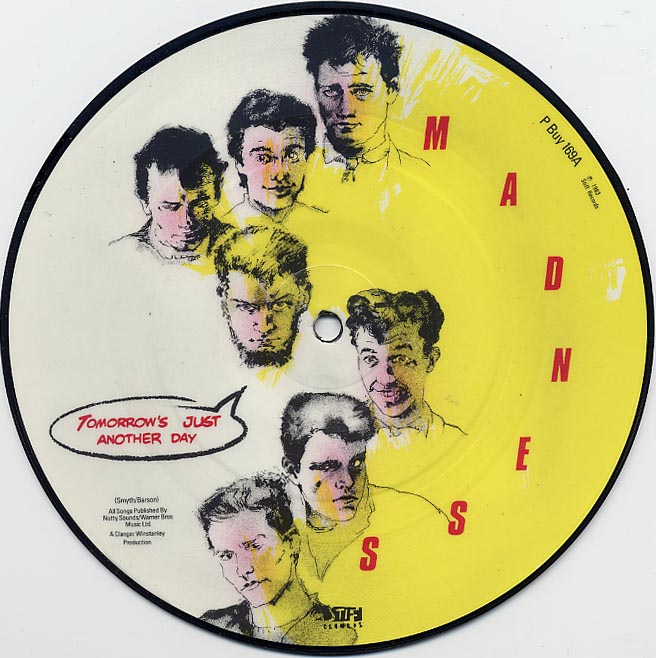 Madness - Tomorrow's (Just Another Day) - Sleeve image