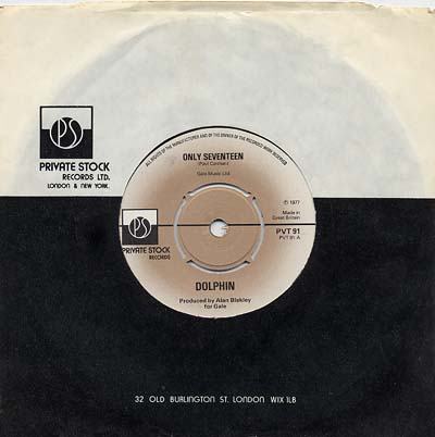 Dolphin - Only Seventeen - Sleeve image