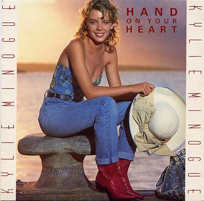 Kylie Minogue - Hand On Your Heart - Sleeve image