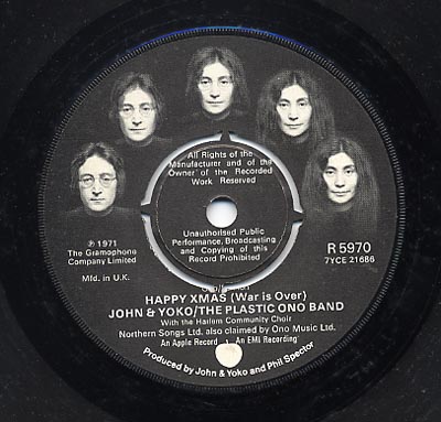 John Lennon - Happy Xmas (War Is Over) - Sleeve image