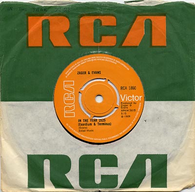 Zager and Evans - In The Year 2525 - Sleeve image