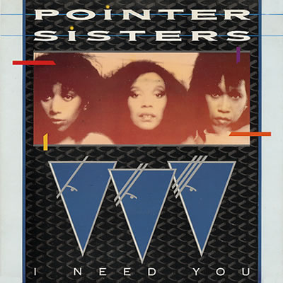 Pointer Sisters - I Need You - Sleeve image