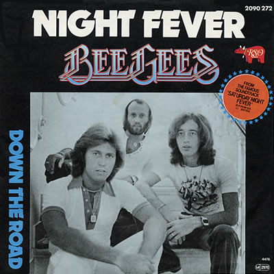 Bee Gees - Night Fever - Sleeve image