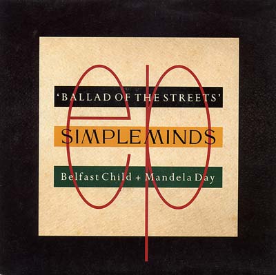 Simple Minds - Belfast Child - Sleeve image