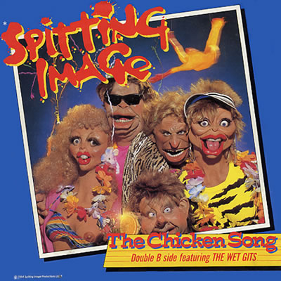Spitting Image - The Chicken Song - Sleeve image
