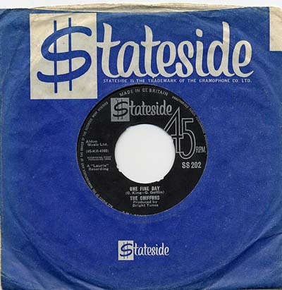 Chiffons - One Fine Day - Sleeve image