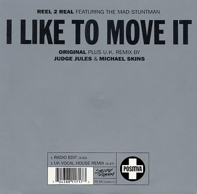 Reel 2 Reel - I Like To Move It - Sleeve image