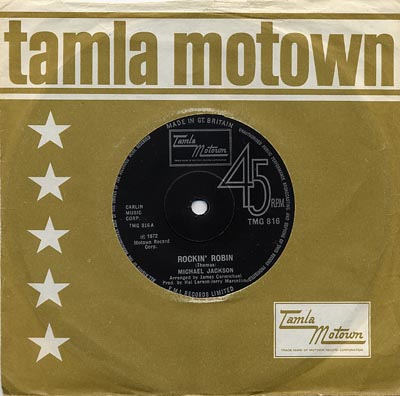 Michael Jackson - Rockin' Robin - Sleeve image
