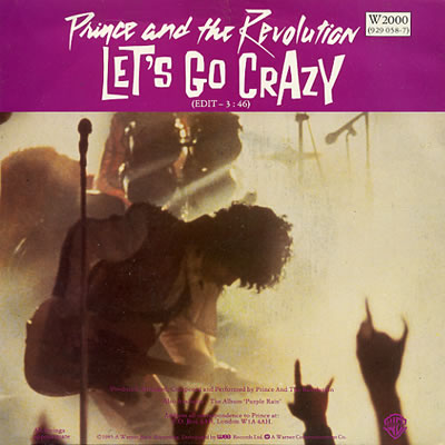 Prince - Let's Go Crazy - Sleeve image