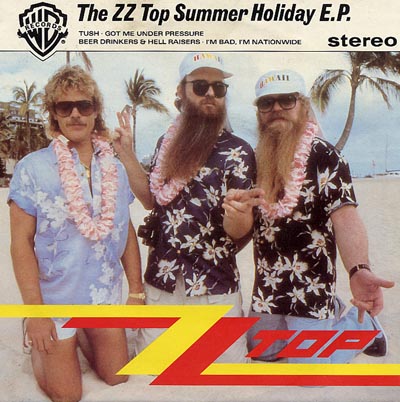 ZZ Top - Summer Holiday(EP) - Tush / Got Me Under Pressure - Sleeve image