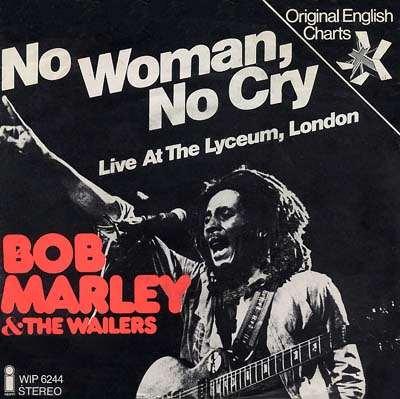 Bob Marley and the Wailers - No Woman No Cry - Sleeve image