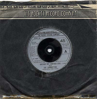 Lambrettas - Another Day (Another Girl) - Sleeve image