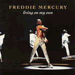 Vinyl record sleeve - Living On My Own (radio mix)